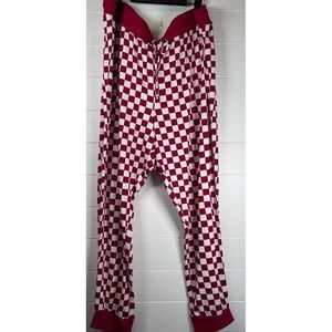 Maurice's Sleep Pants 3X Red‎ White Checkered Drawstring Loungewear Pajama